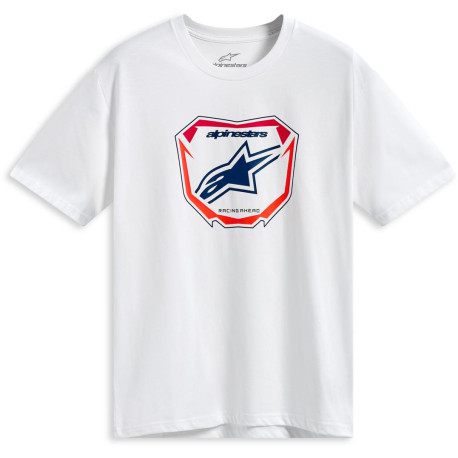 Triko PLATE CSF, ALPINESTARS (bílá)