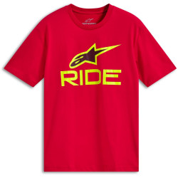 Triko RIDE 4.0 CSF, ALPINESTARS (červená/žlutá fluo/černá)