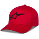 Kšiltovka AGELESS SNAPBACK, ALPINESTARS (červená/černá)