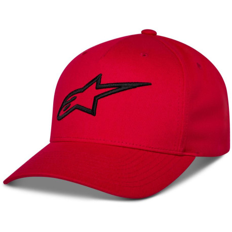 Kšiltovka AGELESS SNAPBACK, ALPINESTARS (červená/černá)