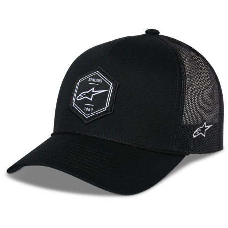 Kšiltovka HEXEON TRUCKER, ALPINESTARS (černá/černá)