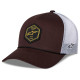 Kšiltovka HEXEON TRUCKER, ALPINESTARS (hnědá/bílá)