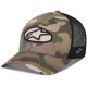 Kšiltovka OBLIQUE CAMO TRUCKER, ALPINESTARS (zelená camo/černá)