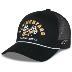 Kšiltovka FINISHER TRUCKER, ALPINESTARS (černá/černá)