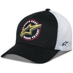 Kšiltovka AORBIT TRUCKER, ALPINESTARS (černá/bílá)