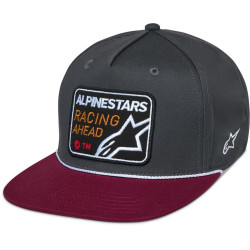 Kšiltovka INTUITIVE, ALPINESTARS (šedá/červená)