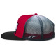Kšiltovka CALI GRADIENT TRUCKER, ALPINESTARS (červená/černá/bílá)