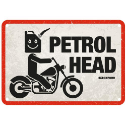 Plechová cedule Petrol head, OXFORD