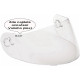 HJC plexi HJ-37 Pinlock mirror silver
