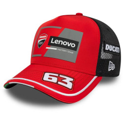 Kšiltovka NEW ERA DUCATI Lenovo Bagnaia 63 (černá, červená)