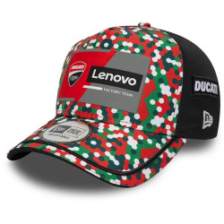 Kšiltovka NEW ERA DUCATI Lenovo Mugello (černá, červená,více.bar.)