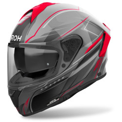 Moto přilba Airoh SPARK 2 Shadow červená - VÝPRODEJ
