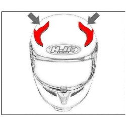 HJC ventilace RPHA 71 Horní Mapos MC1SF semi flat n.gray