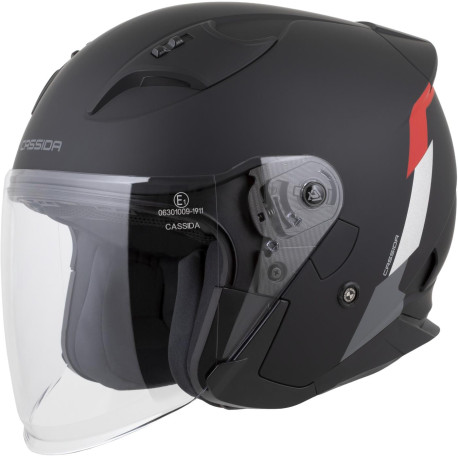Přilba Reflex 2.0 Safety, CASSIDA (černá matná/červená/šedá/stříbrná reflexní) 2025