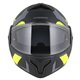 Moto přilba Cassida MultiFlip Korp černá matná/žlutá fluo/šedá - VÝPRODEJ