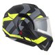 Moto přilba Cassida MultiFlip Korp černá matná/žlutá fluo/šedá - VÝPRODEJ