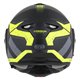 Moto přilba Cassida MultiFlip Korp černá matná/žlutá fluo/šedá - VÝPRODEJ