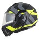 Moto přilba Cassida MultiFlip Korp černá matná/žlutá fluo/šedá - VÝPRODEJ